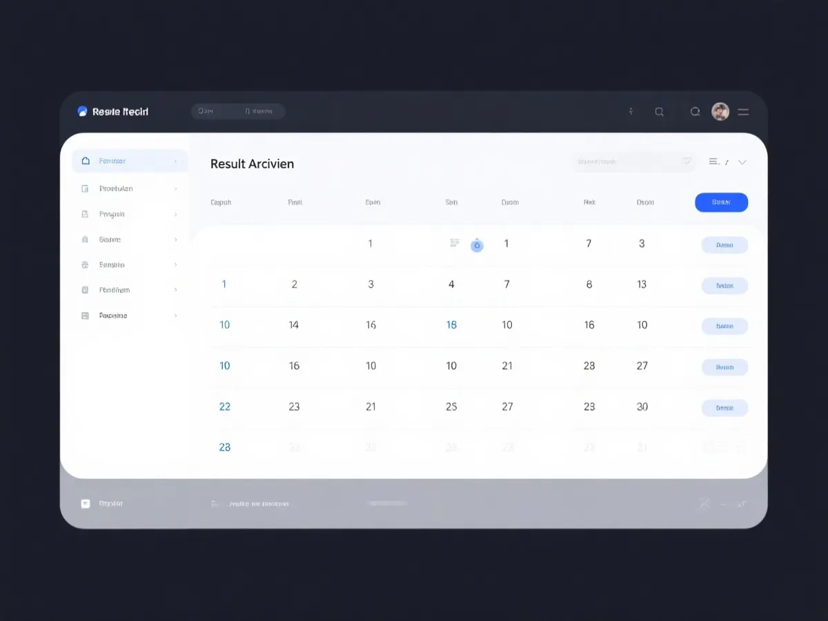 历史开奖记录查询示意图